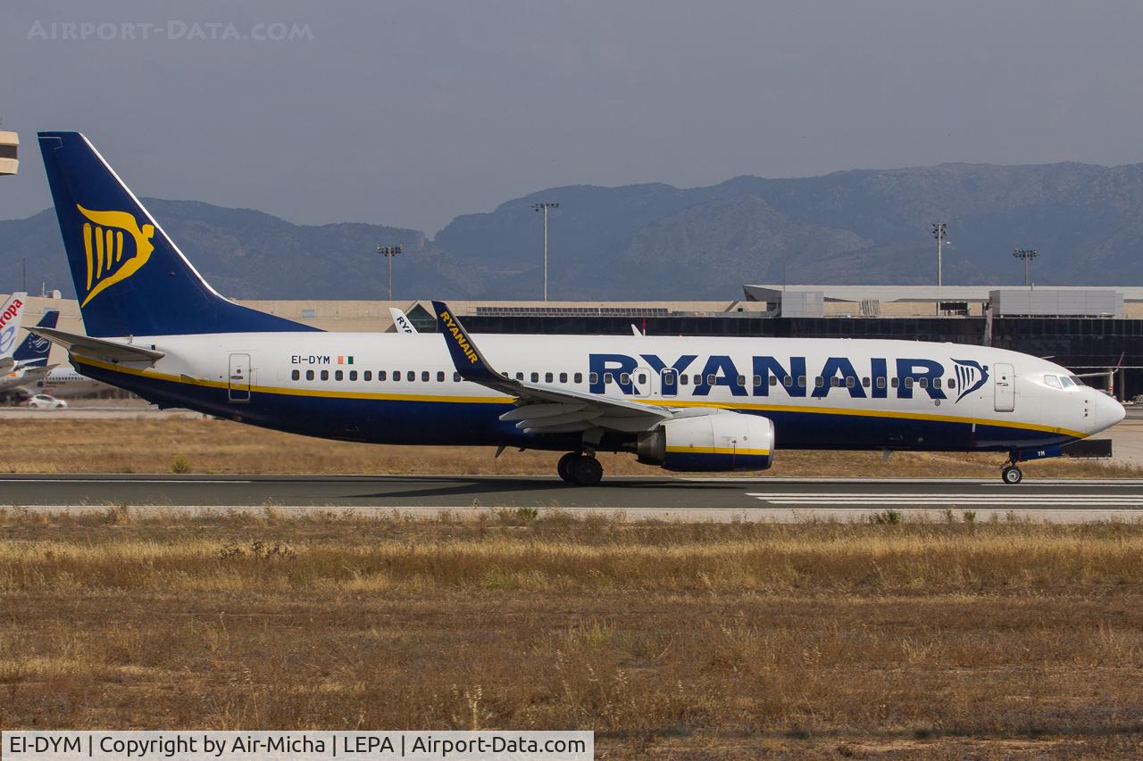 EI-DYM, 2008 Boeing 737-8AS C/N 36575, Ryanair