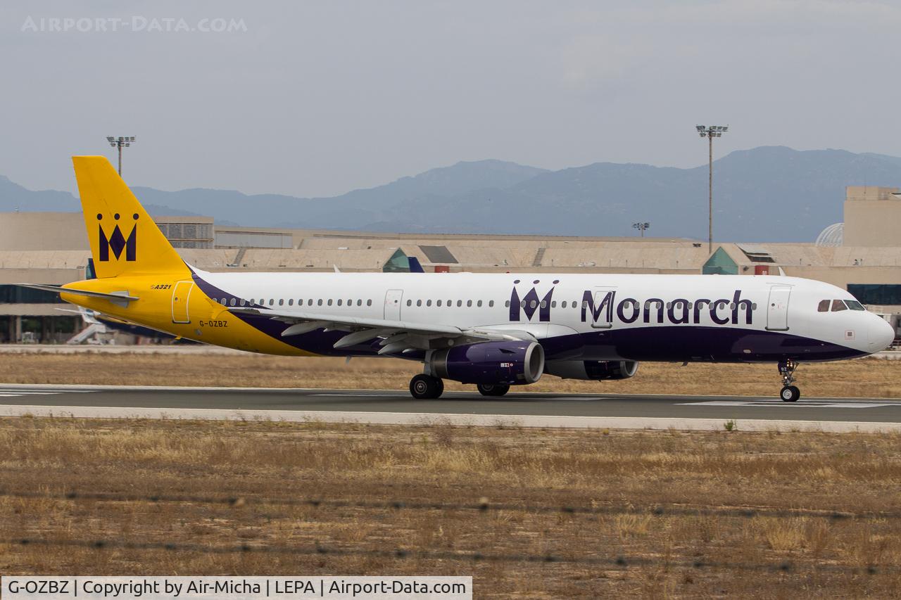 G-OZBZ, 2001 Airbus A321-231 C/N 1421, Monarch Airlines