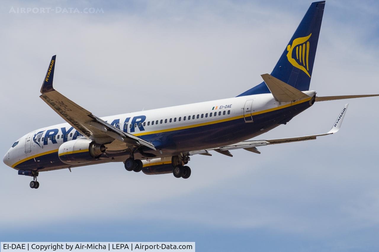 EI-DAE, 2002 Boeing 737-8AS C/N 33545, Ryanair