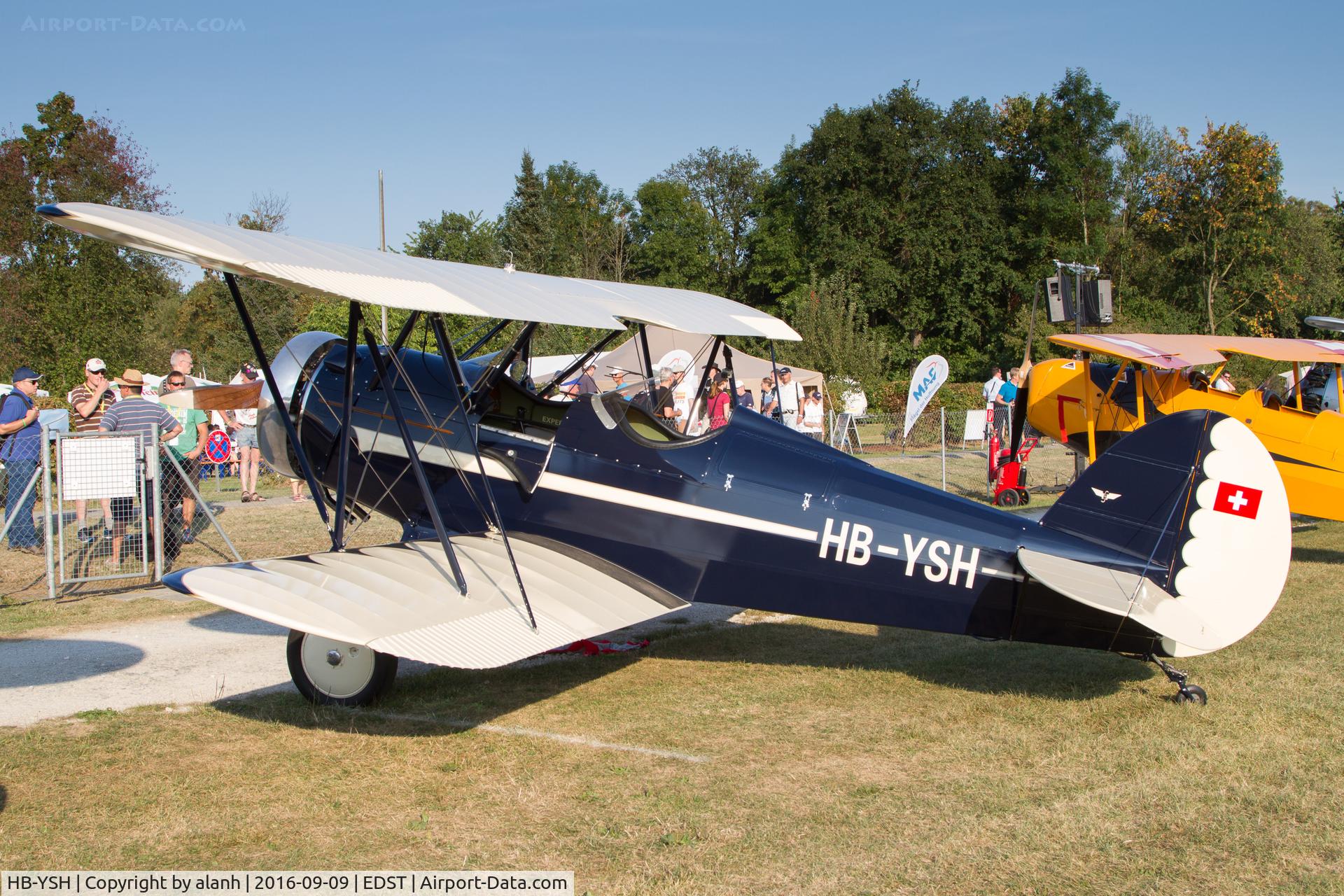 HB-YSH, 2012 Hatz CB-1 Classic C/N 78, On the flightline at the 2016 Hahnweide Oldtimer Fliegertreffen