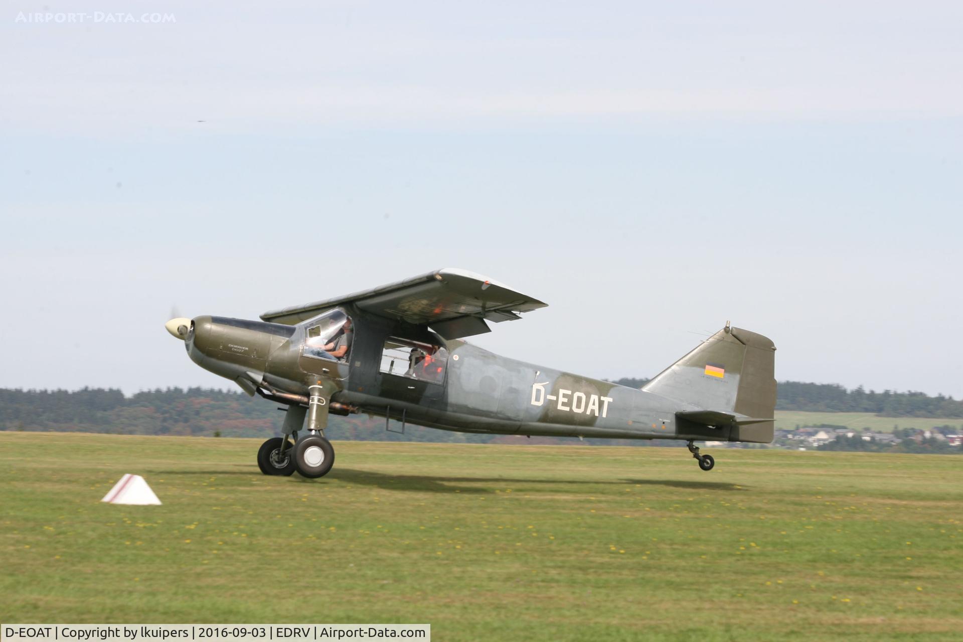 D-EOAT, 1958 Dornier Do-27A-1 C/N 319, The ex 56+37 was at Wershofen at a local Flugplatzfest on a warm and sunny day