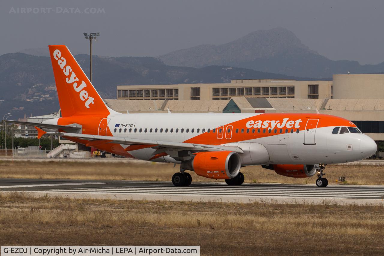 G-EZDJ, 2008 Airbus A319-111 C/N 3544, EasyJet