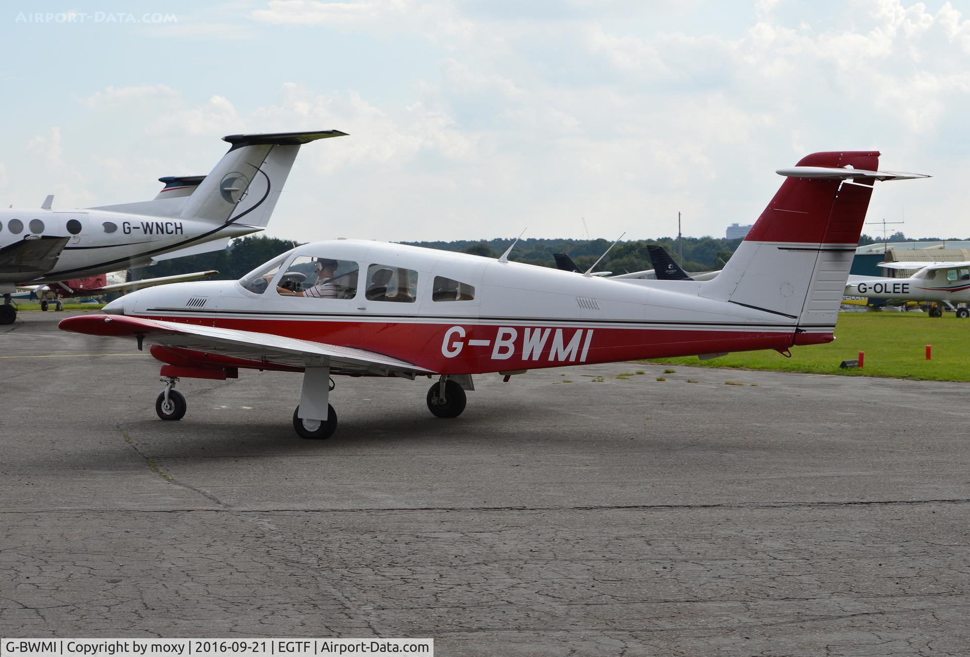 G-BWMI, 1980 Piper PA-28RT-201T Turbo Arrow IV C/N 28R-8031131, Piper Turbo Cherokee Arrow IV at Fairoaks. Ex F-GCTG