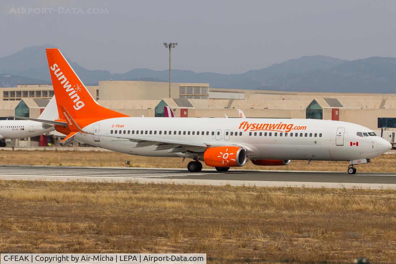 C-FEAK, 2004 Boeing 737-86Q C/N 30292, Sunwing