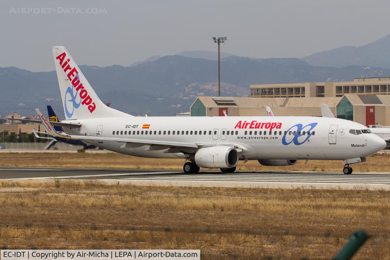 EC-IDT, 2002 Boeing 737-86Q C/N 30281, Air Europa