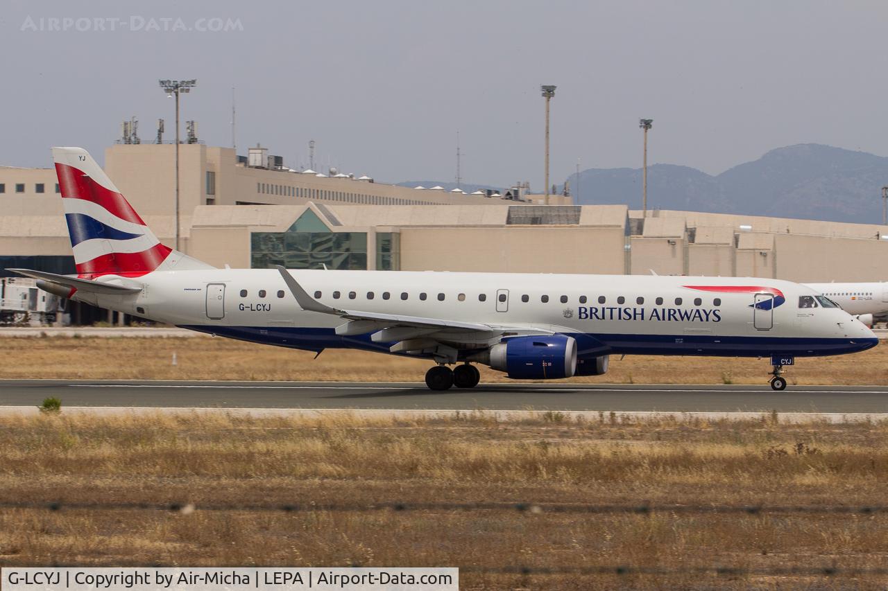 G-LCYJ, 2010 Embraer 190SR (ERJ-190-100SR) C/N 19000339, BA CityFlyer
