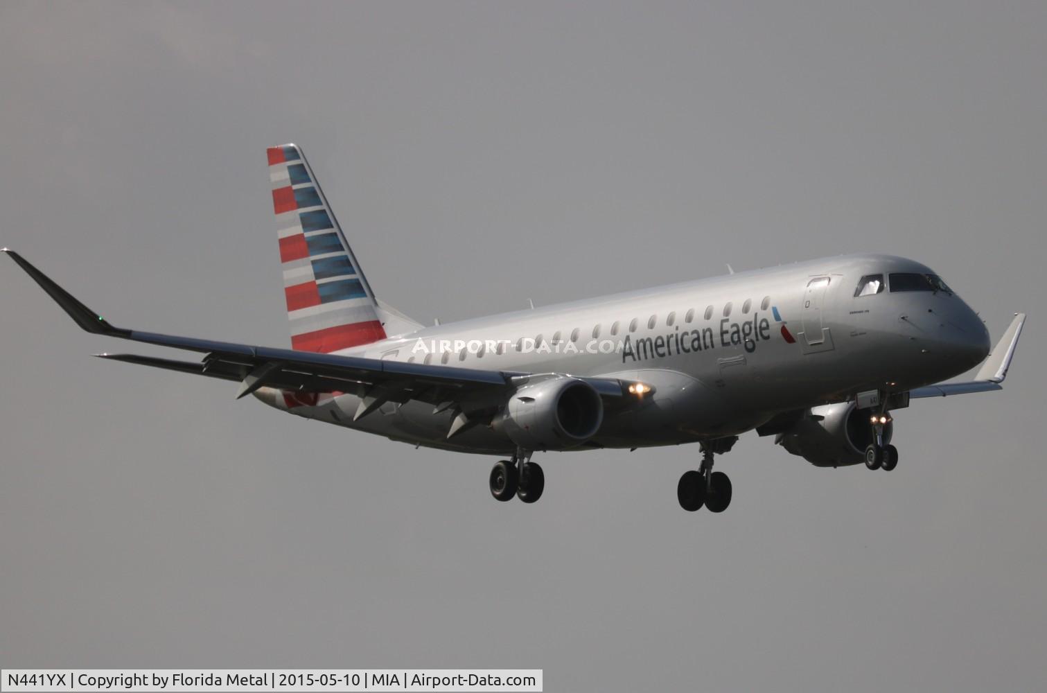 N441YX, 2014 Embraer 175LR (ERJ-170-200LR) C/N 17000444, American Eagle