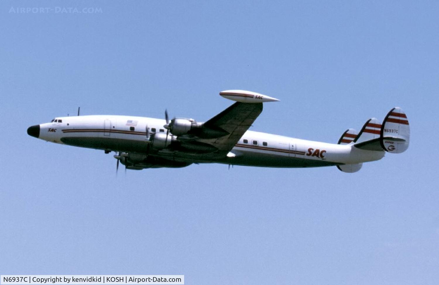 N6937C, 1957 Lockheed L-1049H-82 Super Constellation C/N 4830, At Air Adventure 1993 Oshkosh.