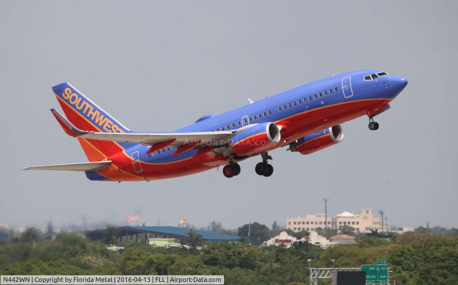 N442WN, 2003 Boeing 737-7H4 C/N 32459, Southwest
