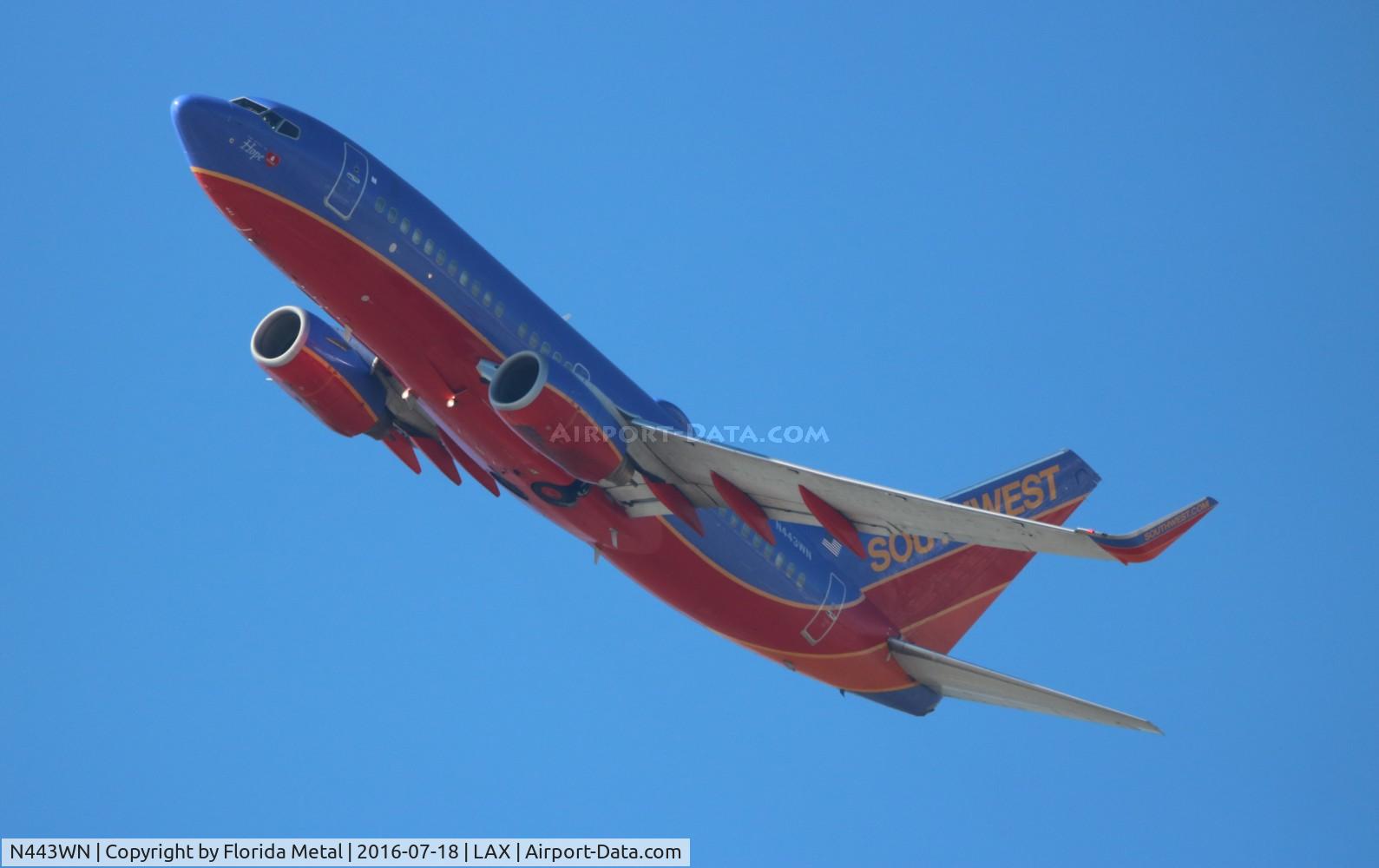 N443WN, 2003 Boeing 737-7H4 C/N 29838, Southwest