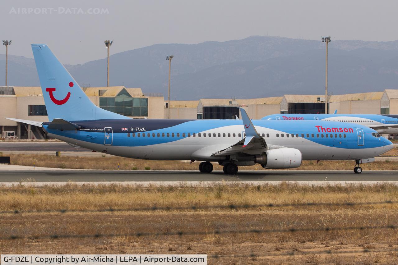 G-FDZE, 2008 Boeing 737-8K5 C/N 35137, Thomson Airways