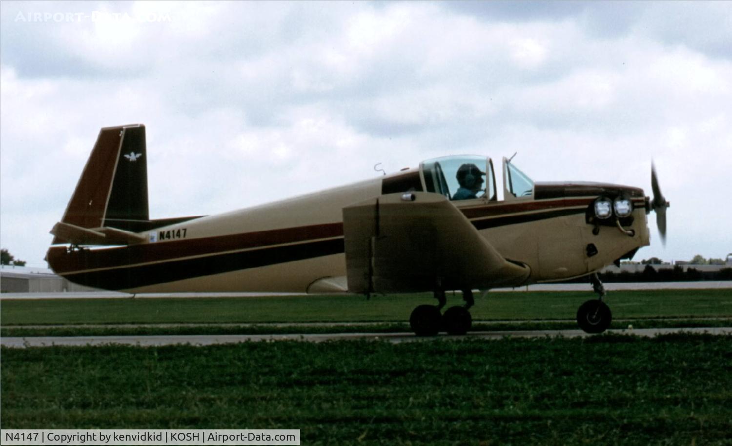 N4147, 1954 Mooney M-18C C/N 313, At Air Adventure 1993 Oshkosh.