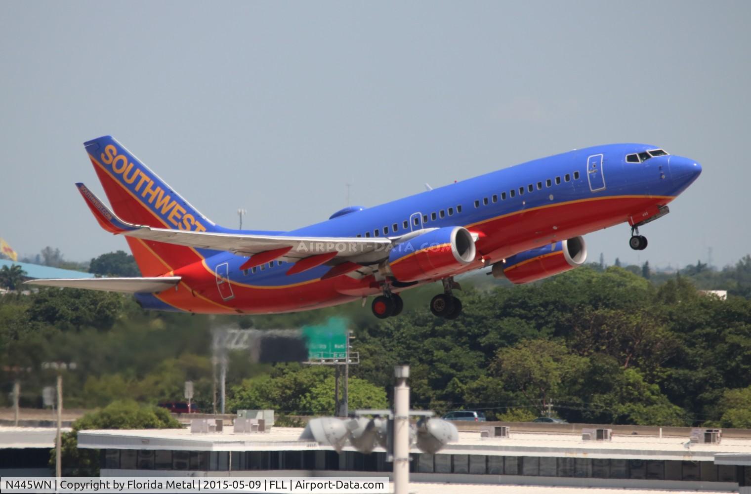 N445WN, 2003 Boeing 737-7H4 C/N 29841, Southwest