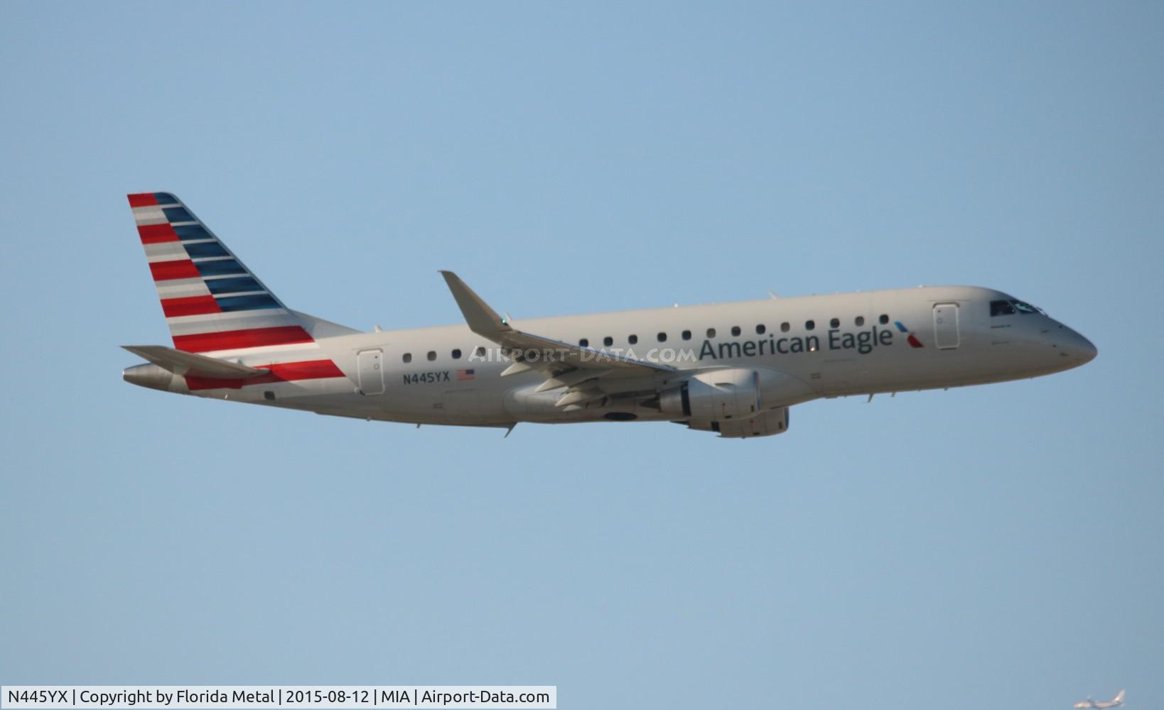 N445YX, 2015 Embraer 175LR (ERJ-170-200LR) C/N 17000455, American Eagle