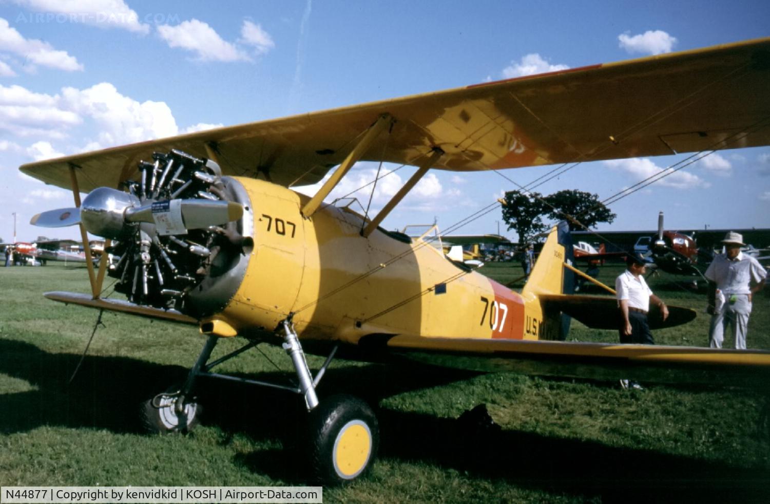 N44877, 1941 Naval Aircraft Factory N3N-3 C/N 3060, At Air Adventure 1993 Oshkosh.