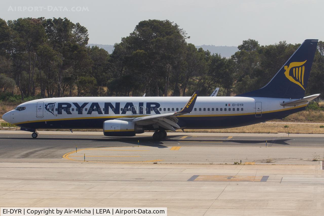 EI-DYR, 2008 Boeing 737-8AS C/N 37513, Ryanair