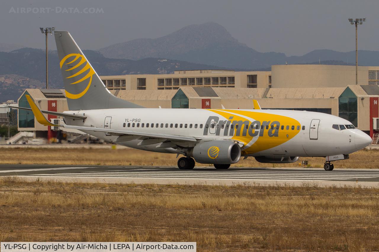 YL-PSG, 2001 Boeing 737-7BX C/N 30743, Primera Air Nordic