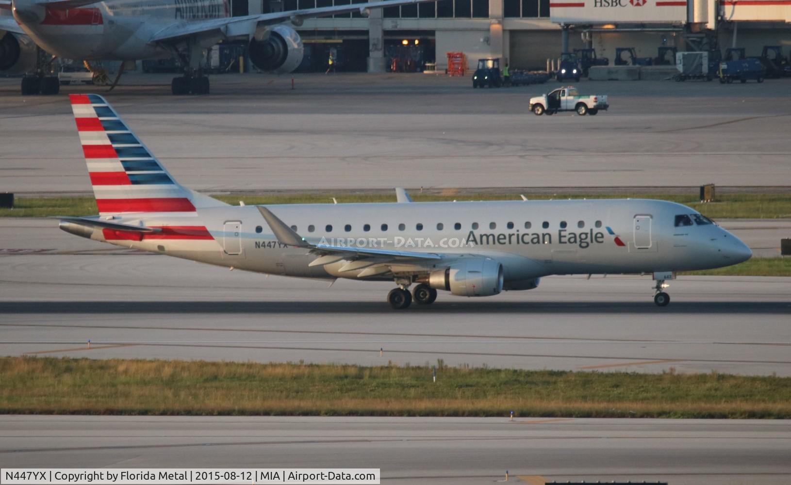 N447YX, 2015 Embraer 175LR (ERJ-170-200LR) C/N 17000463, Eagle