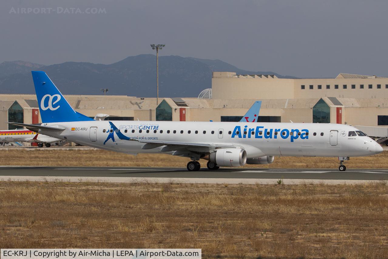 EC-KRJ, 2008 Embraer 195LR (ERJ-190-200LR) C/N 19000196, Air Europa