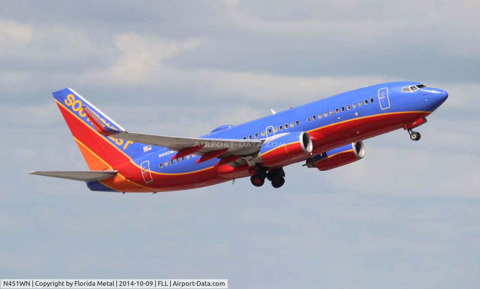 N451WN, 2004 Boeing 737-7H4 C/N 32495, Southwest