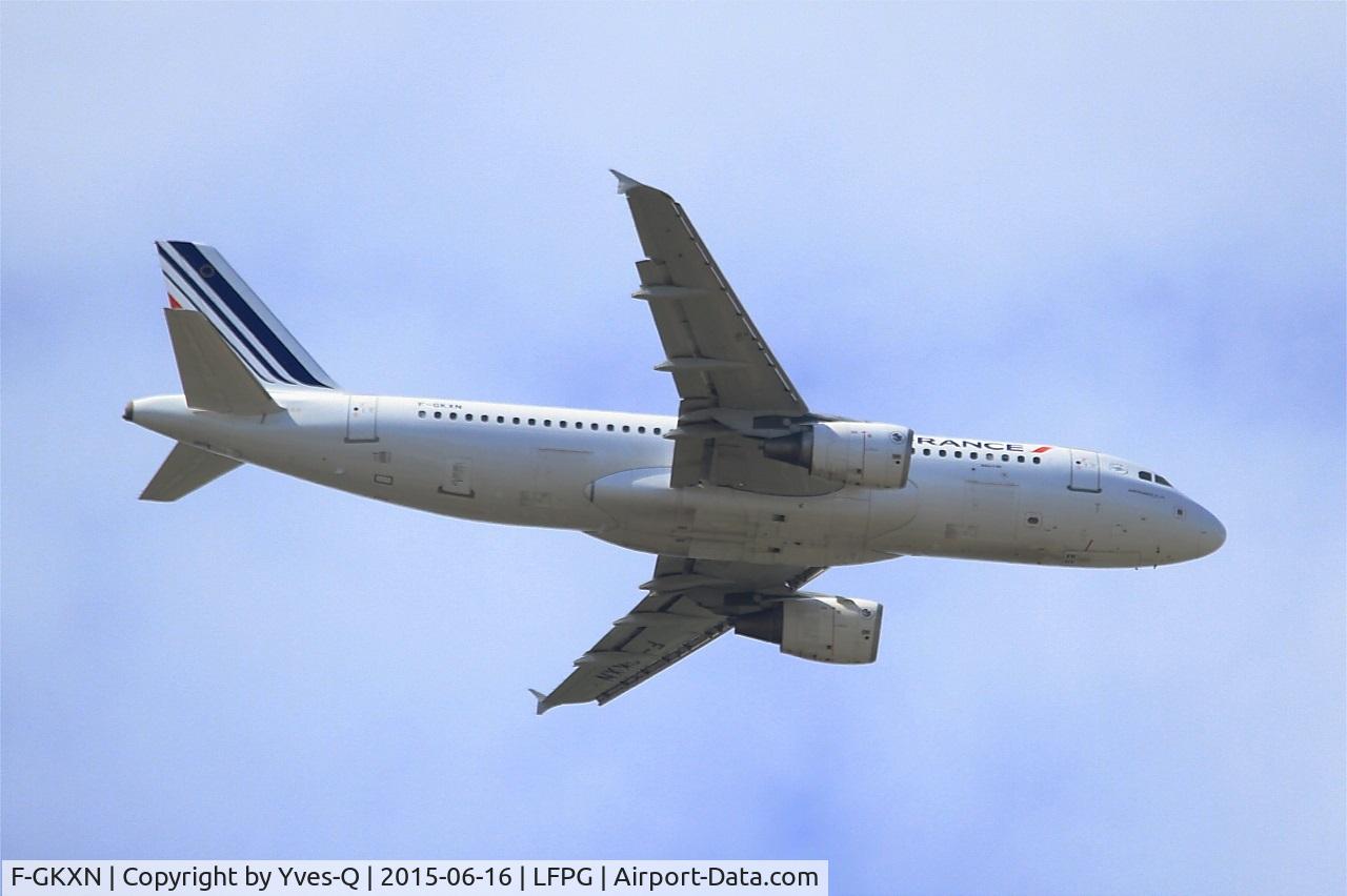 F-GKXN, 2006 Airbus A320-214 C/N 3008, Airbus A320-214, Long approach rwy 08R, Roissy Charles De Gaulle Airport (LFPG-CDG)