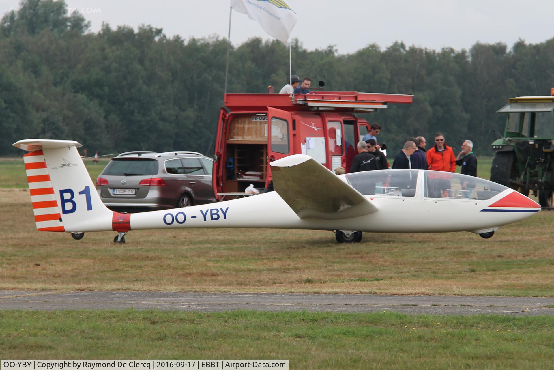 OO-YBY, Grob G-103 Twin Astir II C/N 3592, Brasschaat Gliding Club (bzc).