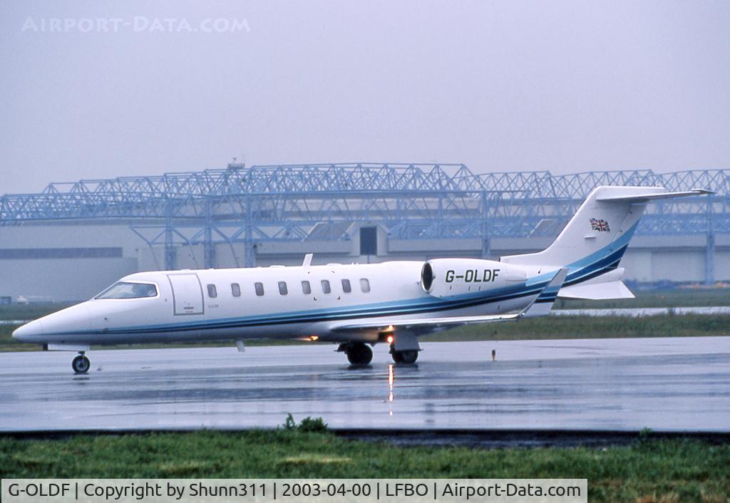 G-OLDF, 1999 Learjet 45 C/N 45-055, Taxiing to the General Aviation area
