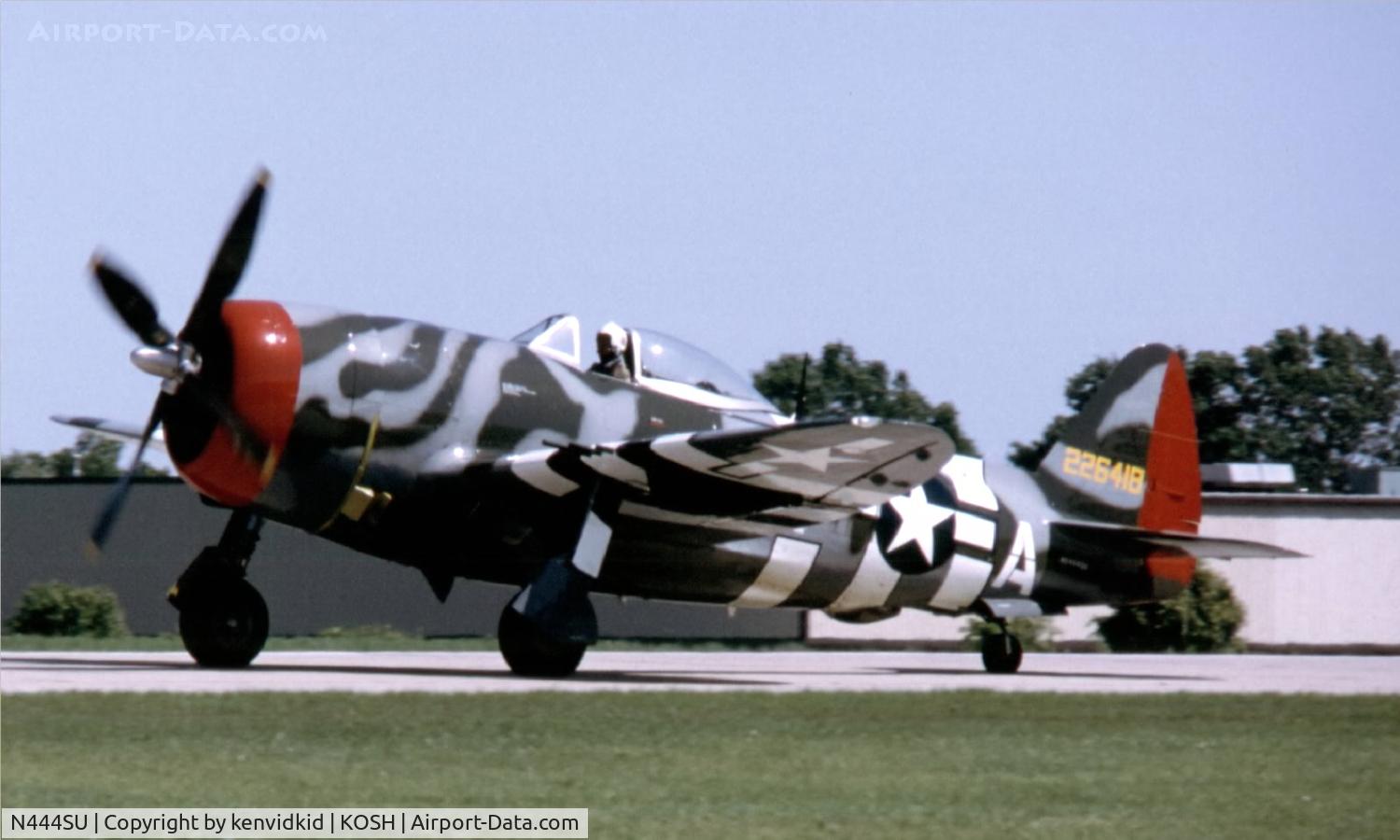 N444SU, 1944 Republic P-47D Thunderbolt C/N 399-55720, At Air Adventure 1993 Oshkosh.