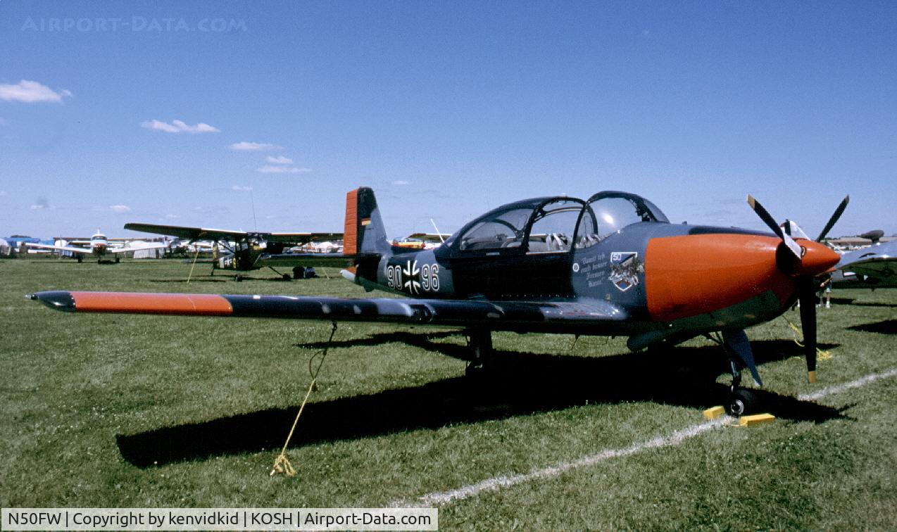 N50FW, 1959 Piaggio P-149D C/N 116, At Air Adventure 1993 Oshkosh.