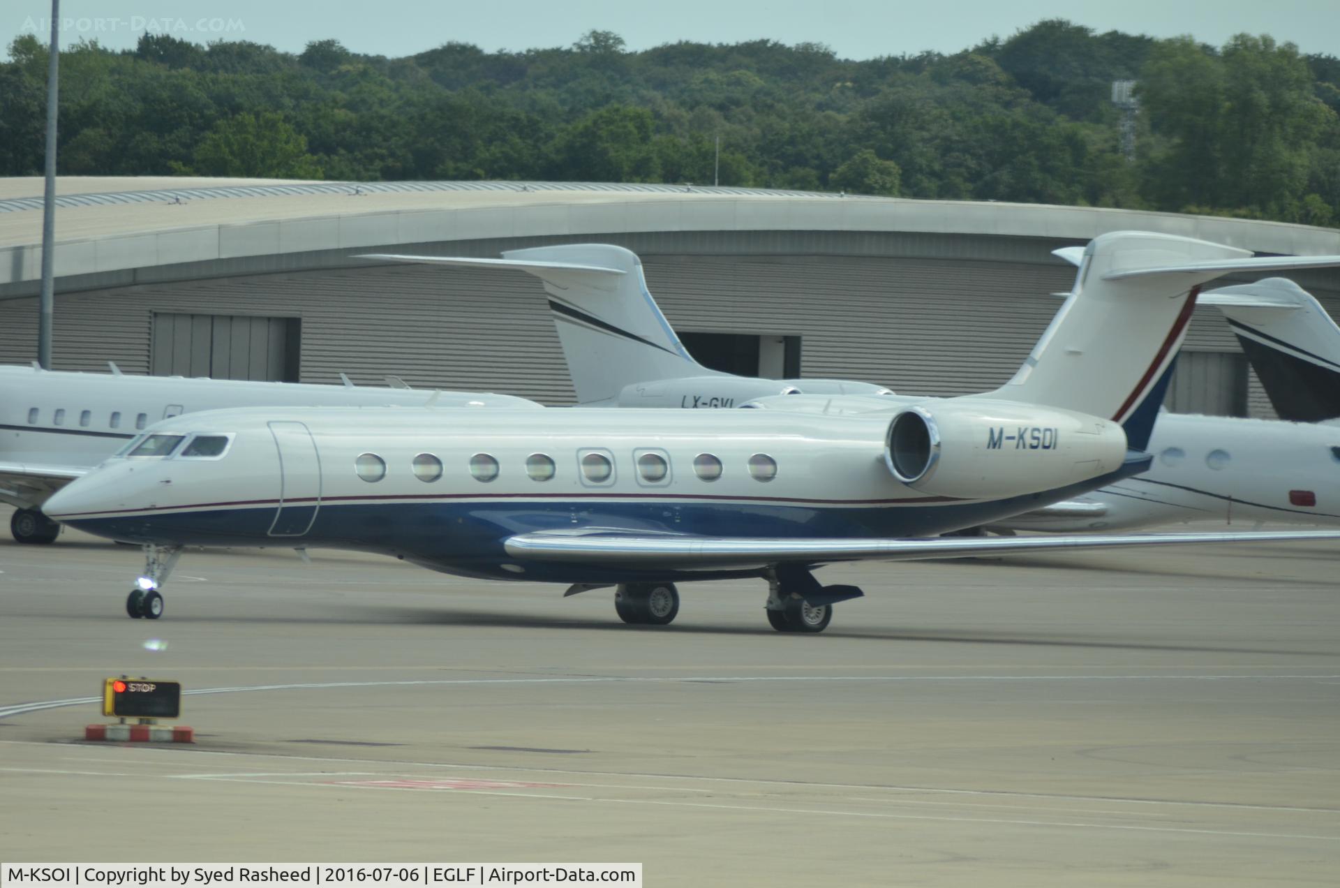 M-KSOI, 2013 Gulfstream Aerospace G650 (G-VI) C/N 6047, M-KSOI GLF650