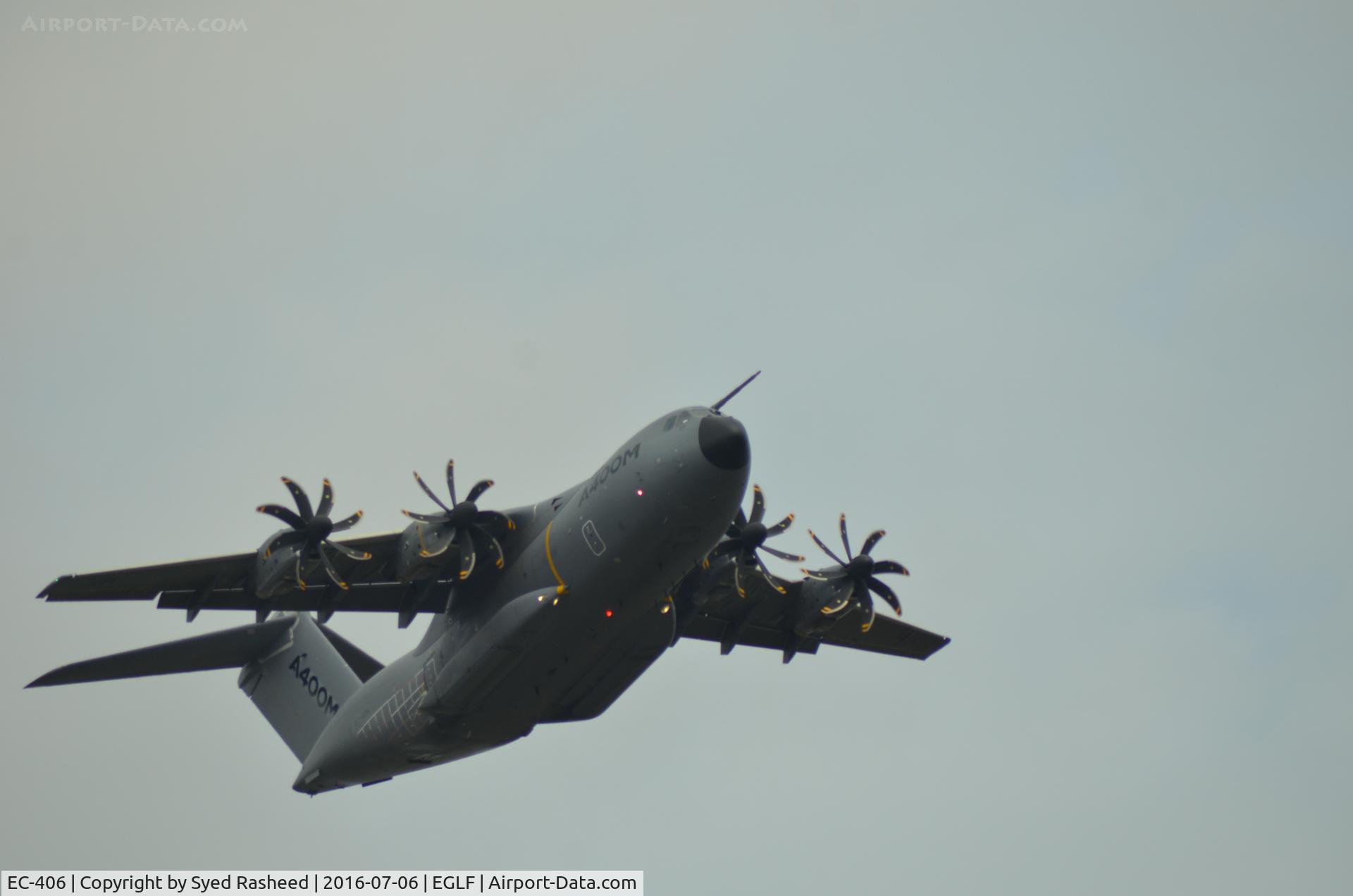 EC-406, 2011 Airbus A400M-180 Atlas C/N 006, EC-406