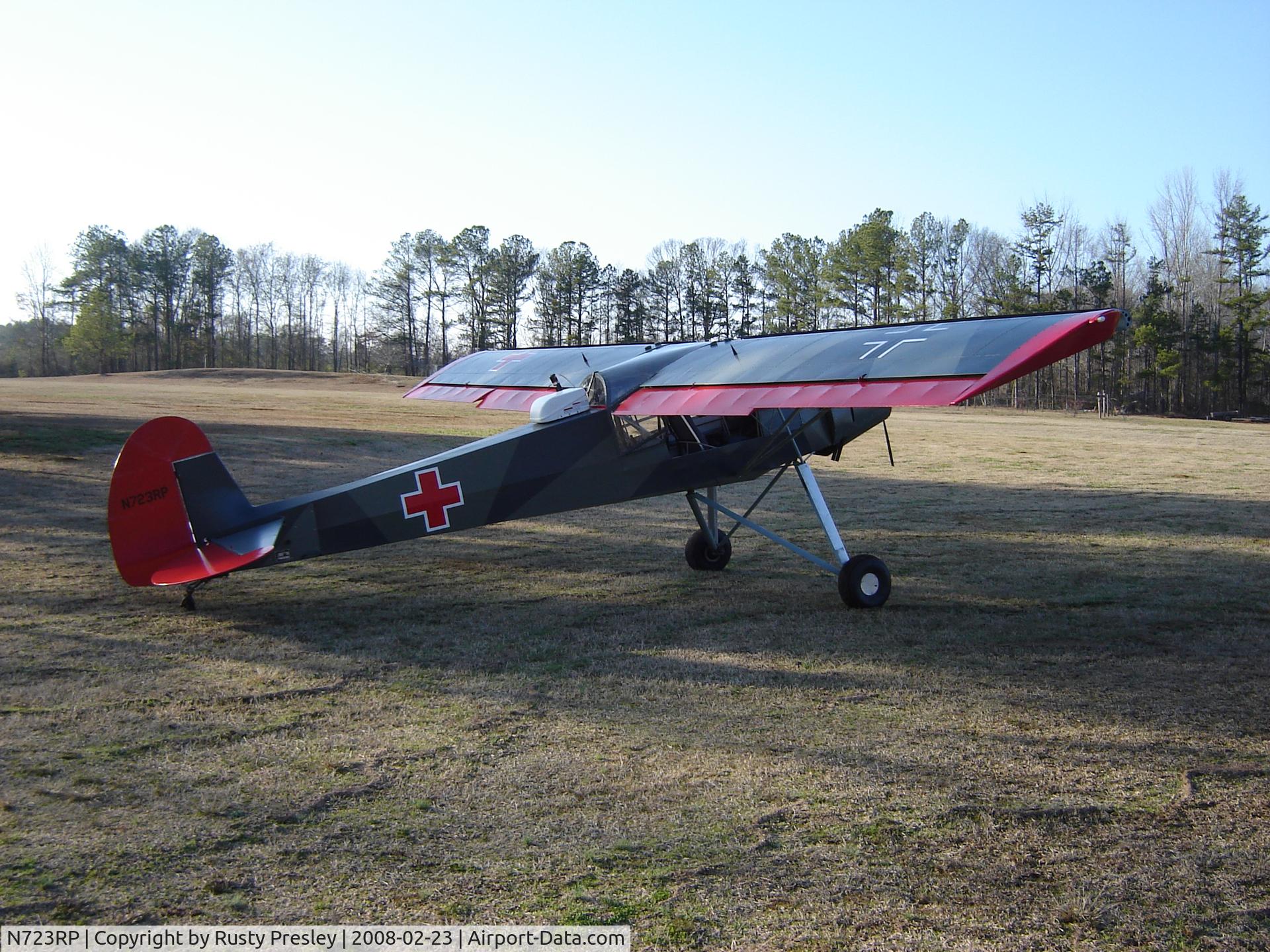 N723RP, Fieseler Fi-156 Storch 3/4 Scale Replica C/N 1, 3/4 Scale Replica of Fi156 Storch