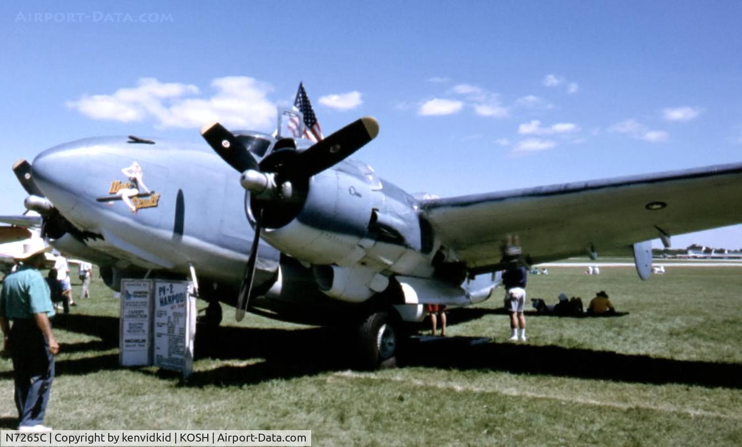 N7265C, 1945 Lockheed PV-2 Harpoon C/N 15-1362, At Air Adventure 1993 Oshkosh.