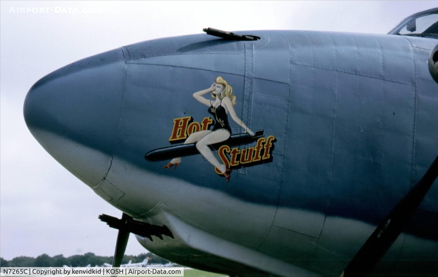 N7265C, 1945 Lockheed PV-2 Harpoon C/N 15-1362, At Air Adventure 1993 Oshkosh.