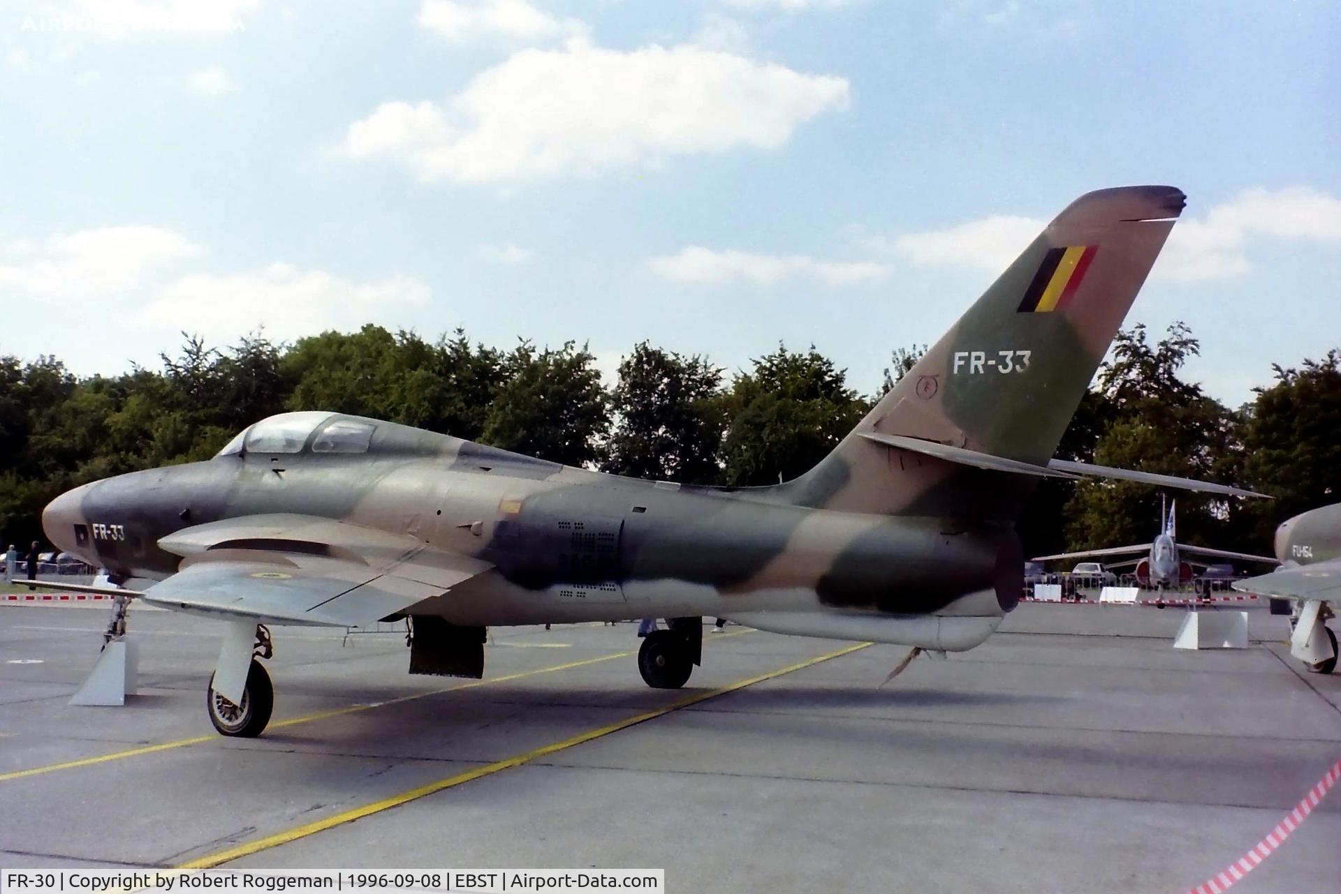FR-30, Republic RF-84F Thunderflash C/N Not found (51-17015), PRESERVED.