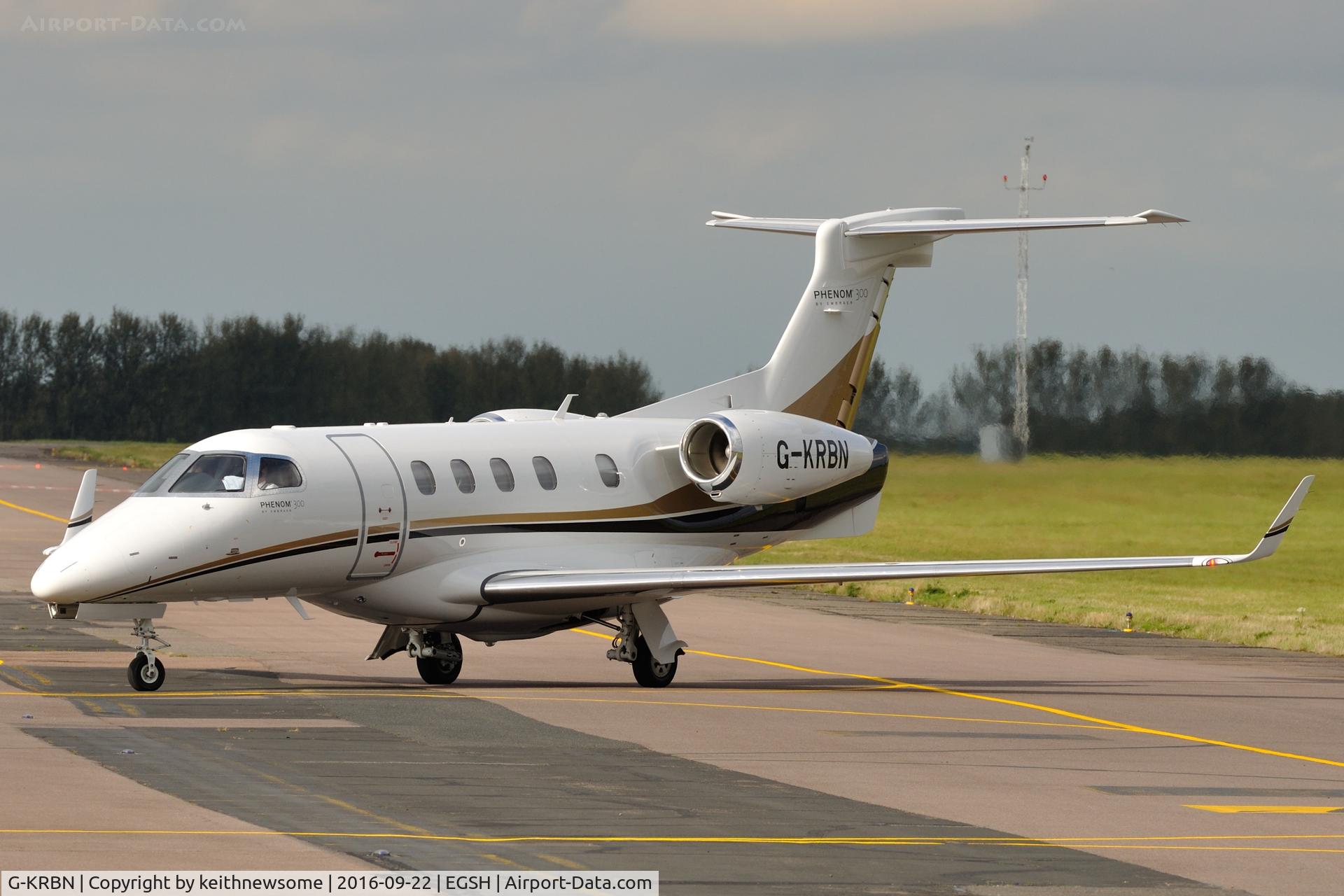 G-KRBN, 2016 Embraer EMB-505 Phenom 300 C/N 50500358, Regular Visitor Recently.