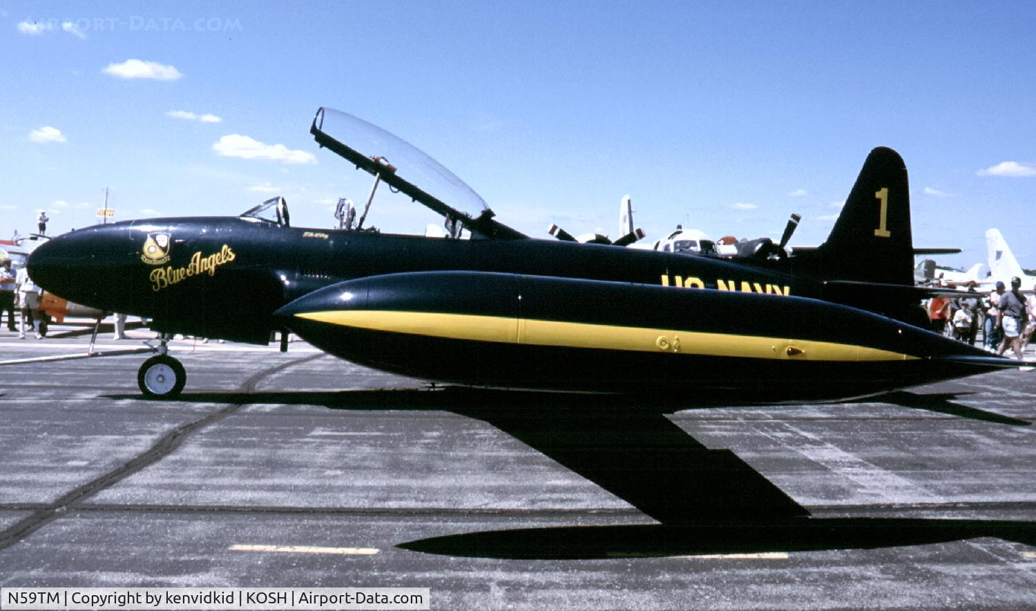 N59TM, Lockheed T-33B Shooting Star C/N 580-6518, At Air Adventure 1993 Oshkosh.