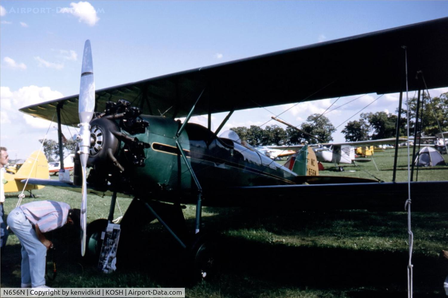 N656N, 1930 Waco CSO C/N 3136, At Air Adventure 1993 Oshkosh.