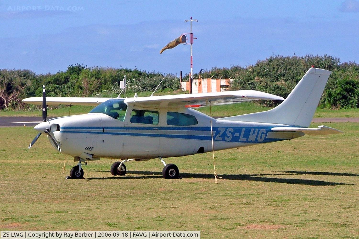 ZS-LWG, Cessna 210L Centurion C/N 21061105, Cessna 210L Centurion [210-61105] Durban-Virginia~ZS 18/09/2006