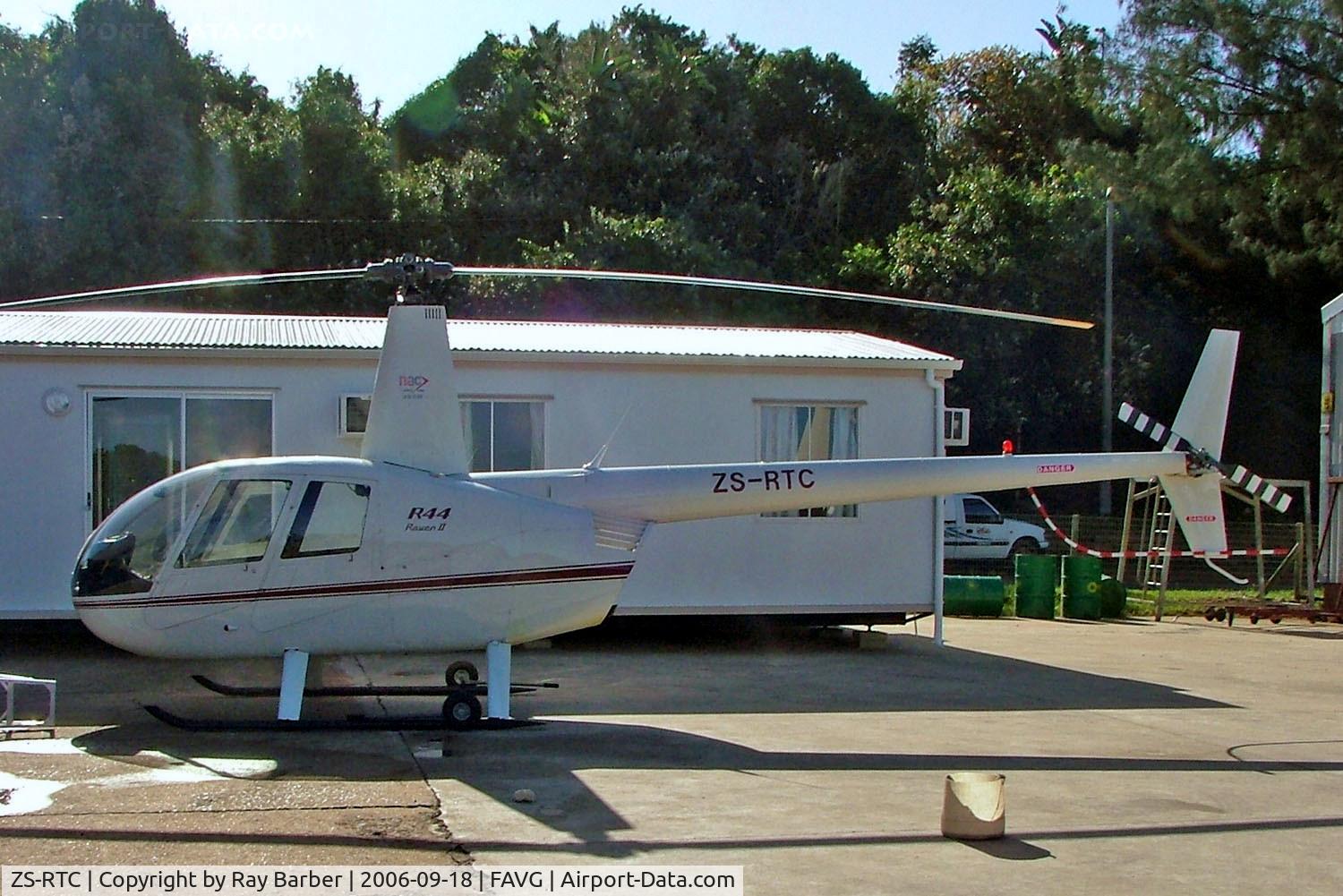ZS-RTC, Robinson R44 Raven II C/N 10032, Robinson R-44 Raven II [10032] Durban-Virginia~ZS 18/09/2006