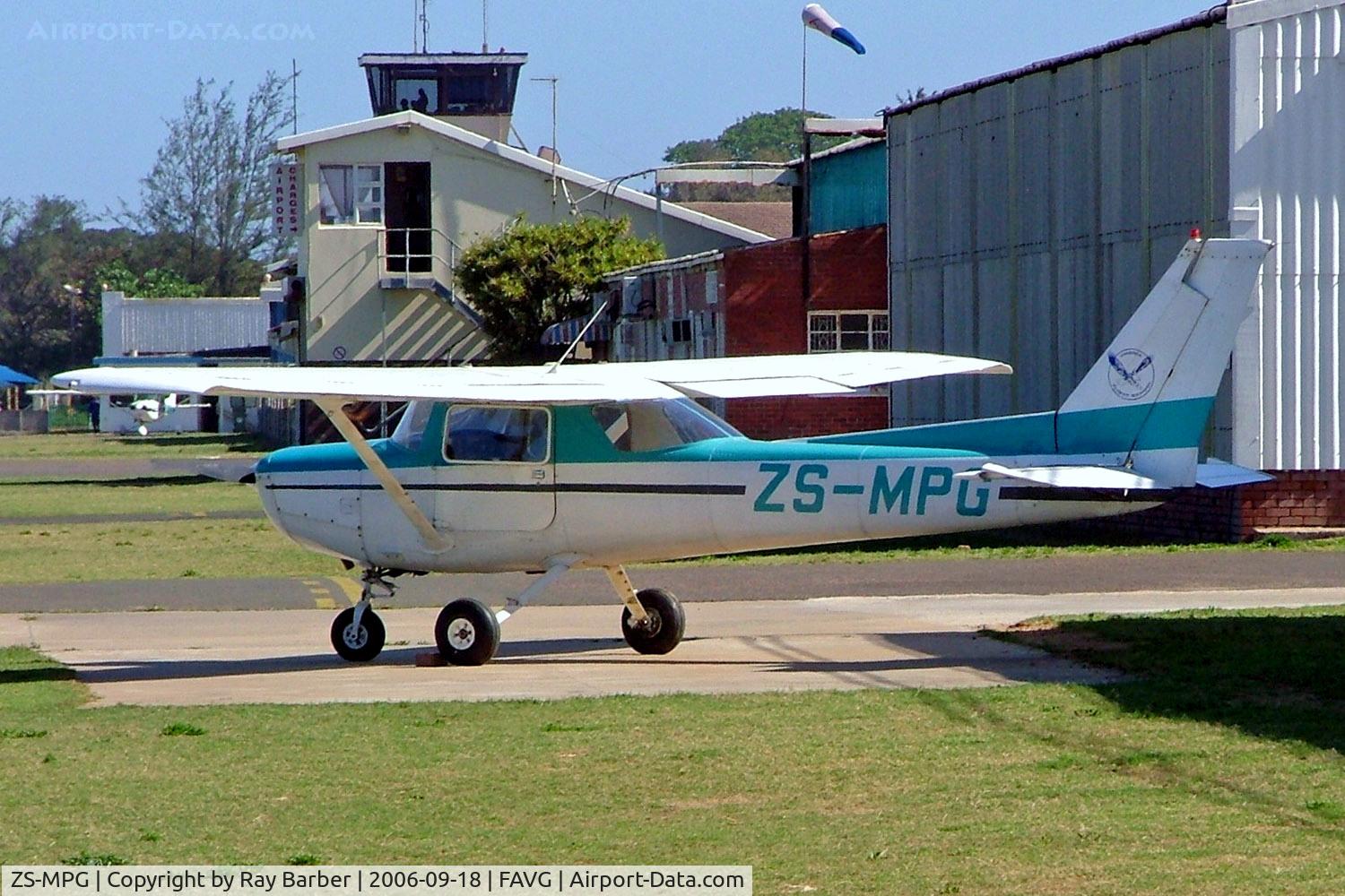 ZS-MPG, Cessna 152 C/N 15283398, Cessna 152 [152-83398] Durban-Virginia~ZS 18/09/2006
