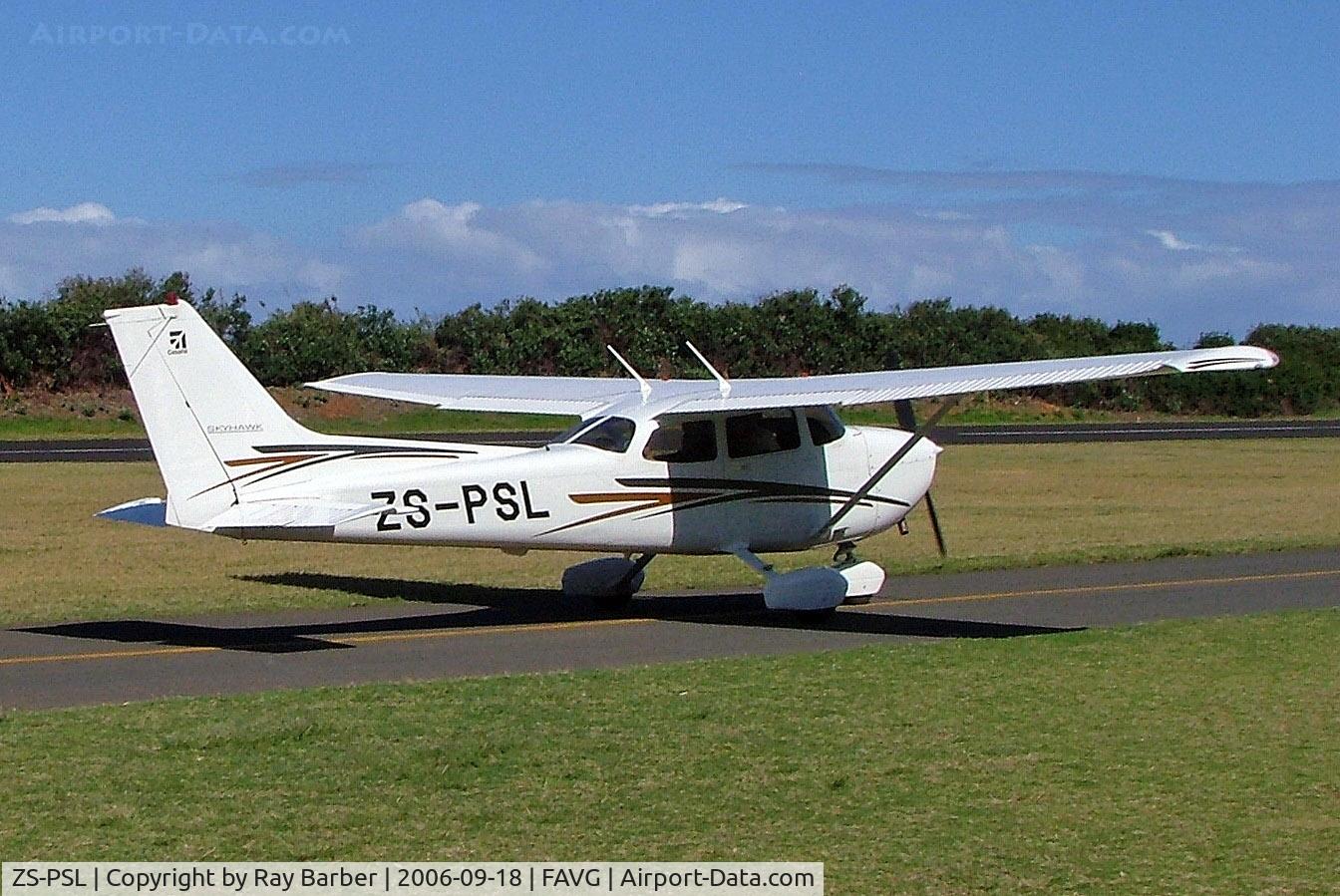 ZS-PSL, 2005 Cessna 172R C/N 17281268, Cessna 172R Skyhawk [172-81268] Durban-Virginia~ZS 18/09/2006