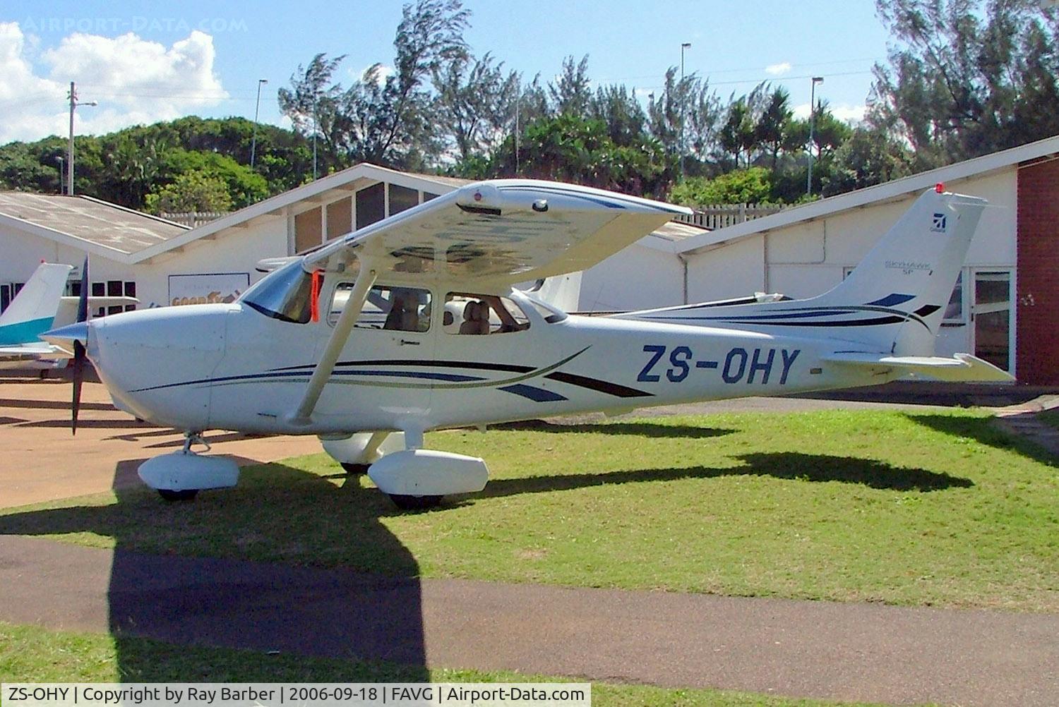 ZS-OHY, 2006 Cessna 172S C/N 172S10112, Cessna 172S Skyhawk [172S-10112] Durban-Virginia~ZS 18/09/2006