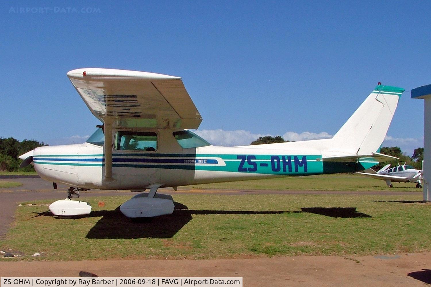 ZS-OHM, Cessna 152 C/N 15284496, Cessna 152 II [152-84496] Durban-Virginia~ZS 18/09/2006