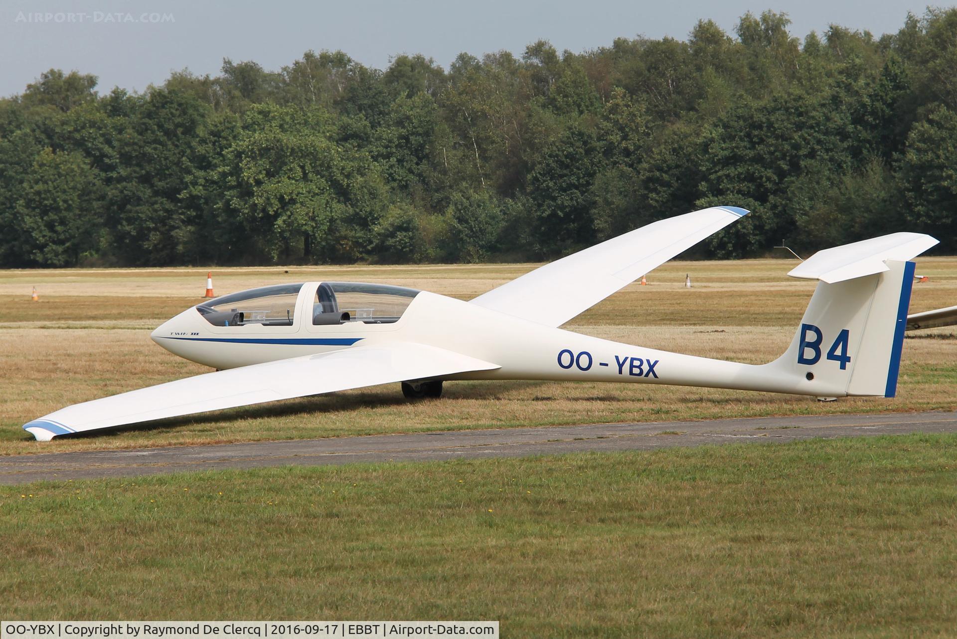 OO-YBX, Grob G-103C Twin Astir III C/N 34187, Gliding club Brasschaat.