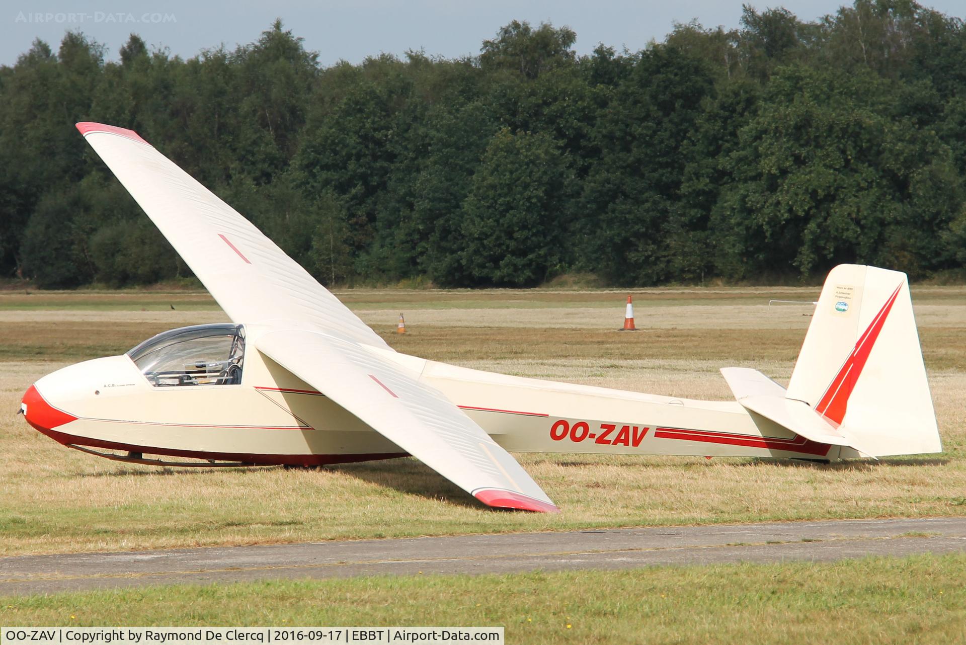 OO-ZAV, 1967 Schleicher Ka-8B C/N 8707, Gliding club Brasschaat.