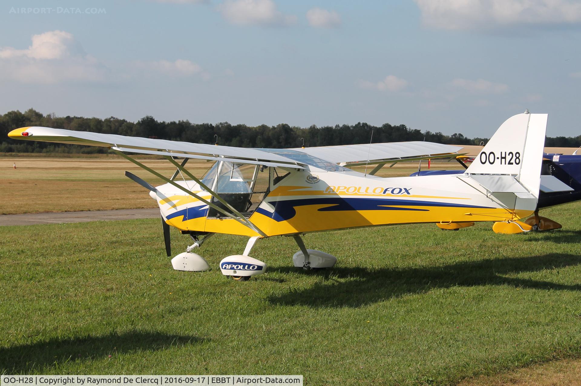 OO-H28, 2010 Halley Apollofox C/N FR300410, Flying Festival 2016.