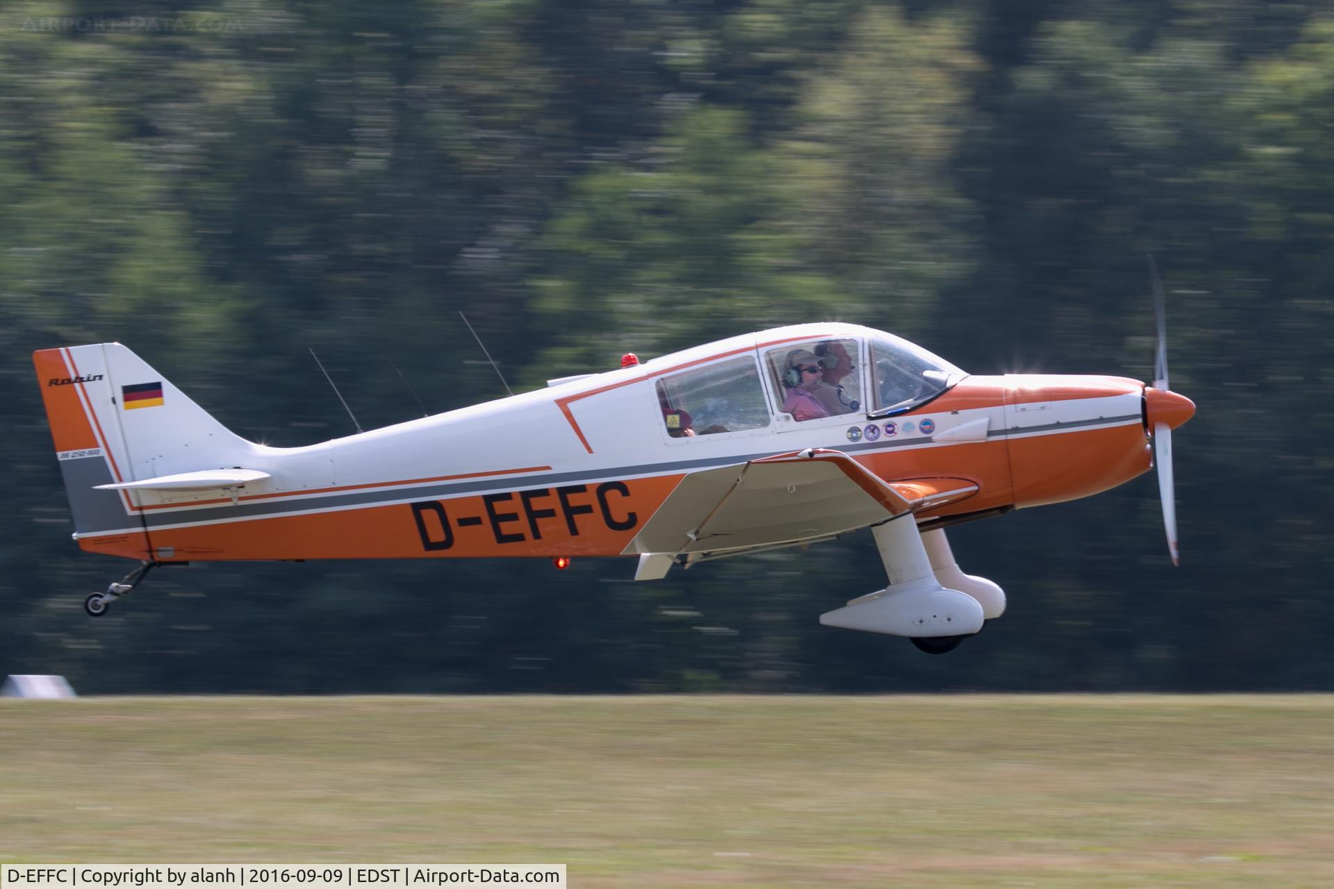 D-EFFC, 1966 Jodel Dr 250-160 Capitaine C/N 49, Arriving at the 2016 Hahnweide Oldtimer Fliegertreffen
