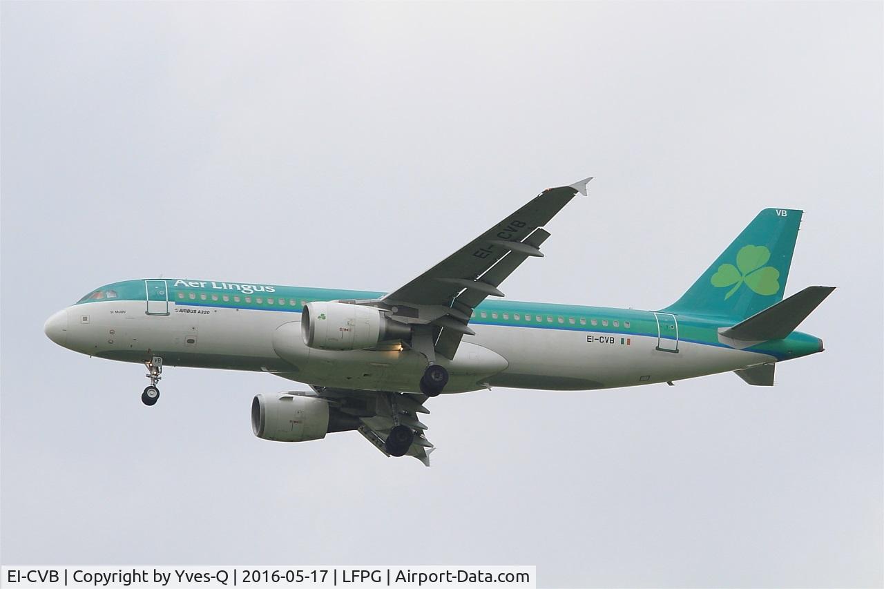 EI-CVB, 2000 Airbus A320-214 C/N 1394, Airbus A320-214, Short approach rwy 27R, Roissy Charles De Gaulle Airport (LFPG-CDG)