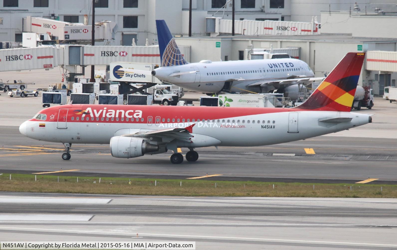 N451AV, 2009 Airbus A320-214 C/N 4051, Avianca